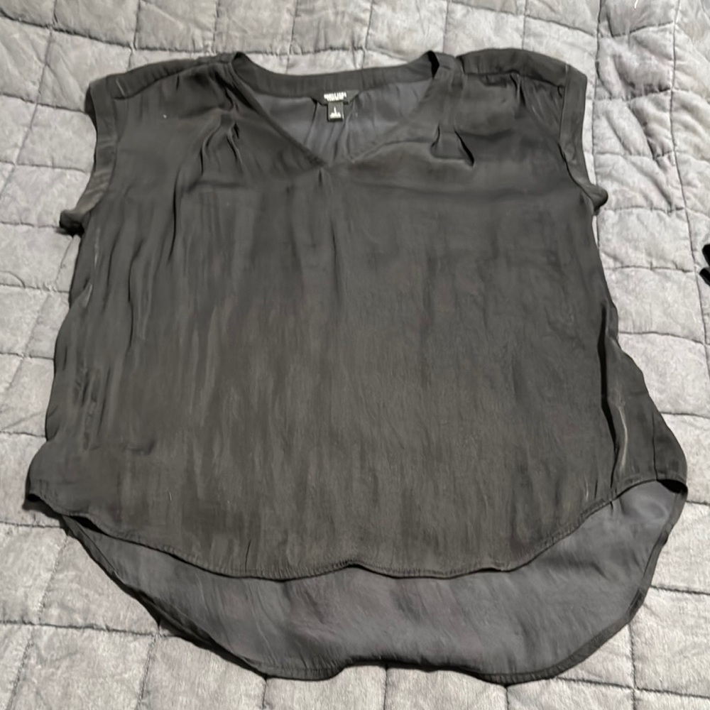 Women's Black Sleeveless Top